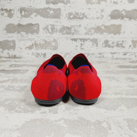 NEW Rothy's The Loafer Red Camo Round Toe Slip On Comfy Loafers X45 - Picture 2 of 8